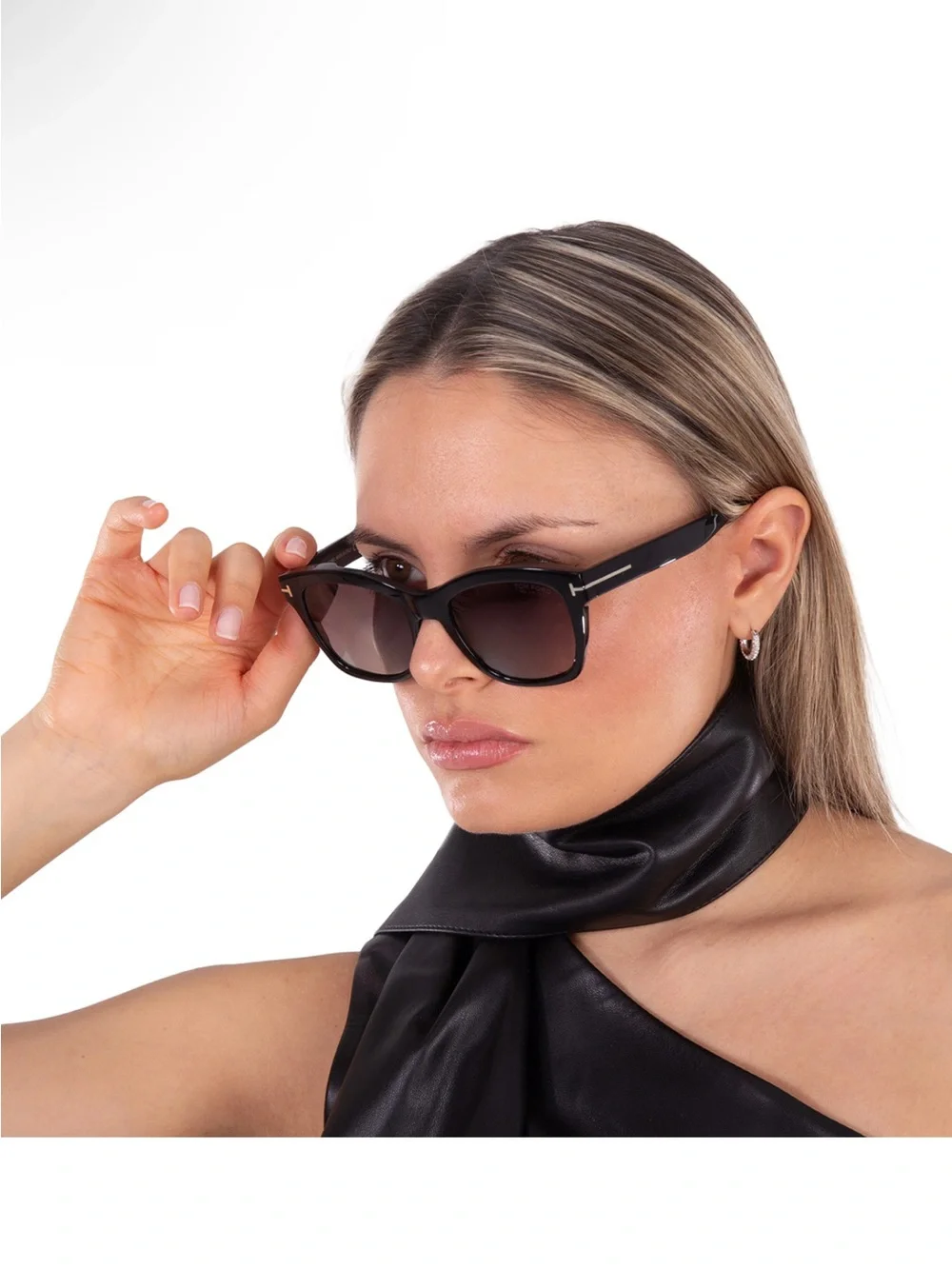 Tom Ford Classic Shiny Black sunglasses